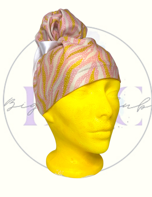 Big Bun Scrub Cap "Pink-Me-Up"