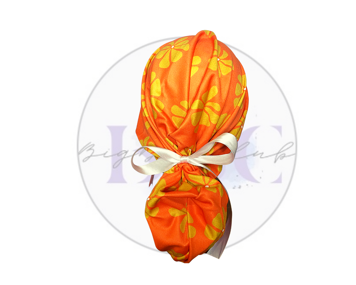 Big Bun Scrub Cap "Retro Chic"