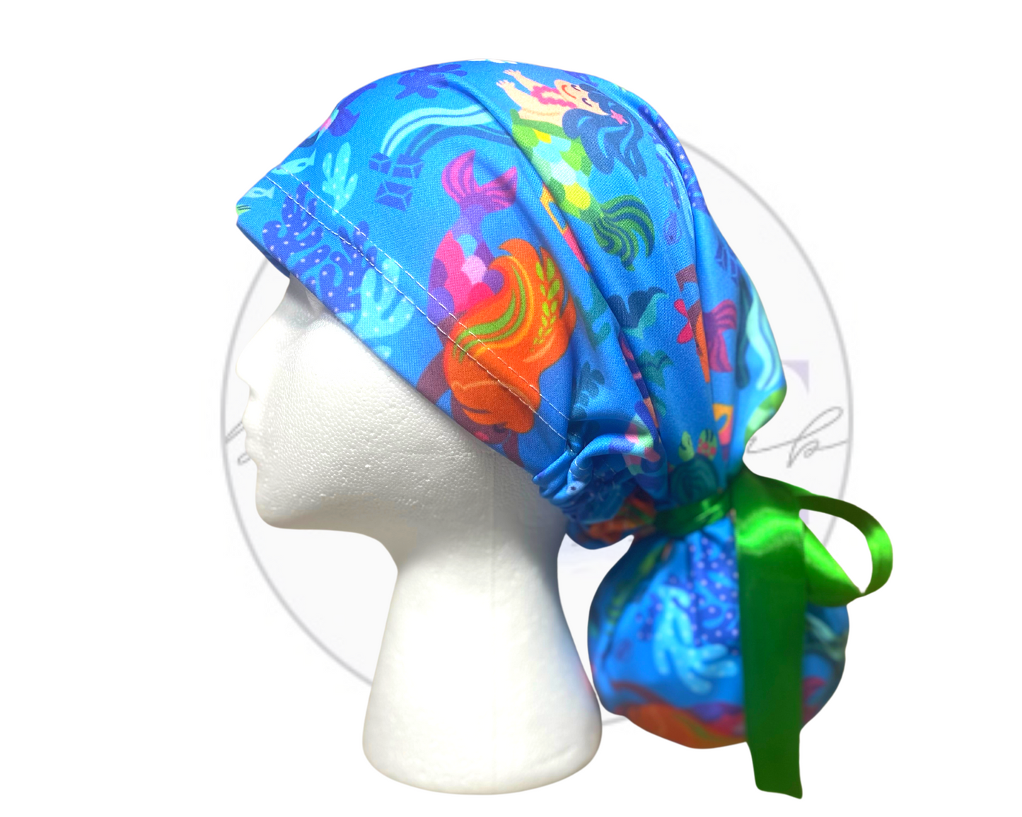 Big Bun Scrub Cap "Sink or Swim"