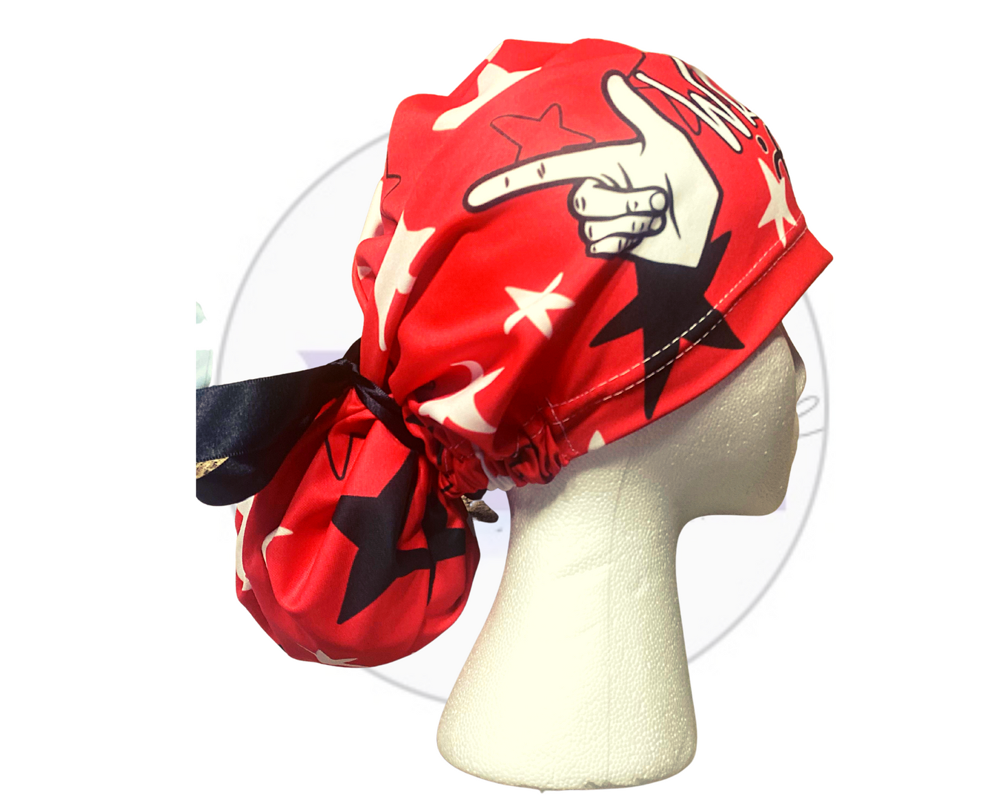 Big Bun Scrub Cap "Wreck Em'"