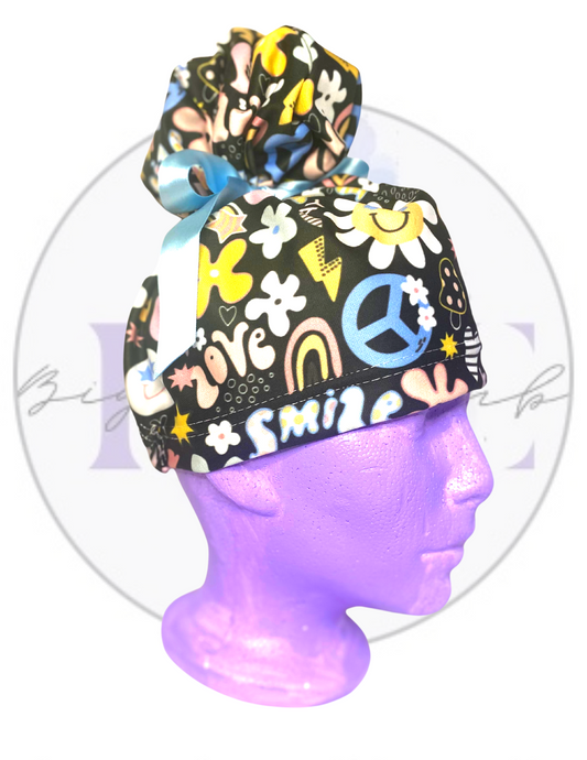 Big Bun Scrub Cap “Night Shift Baby"