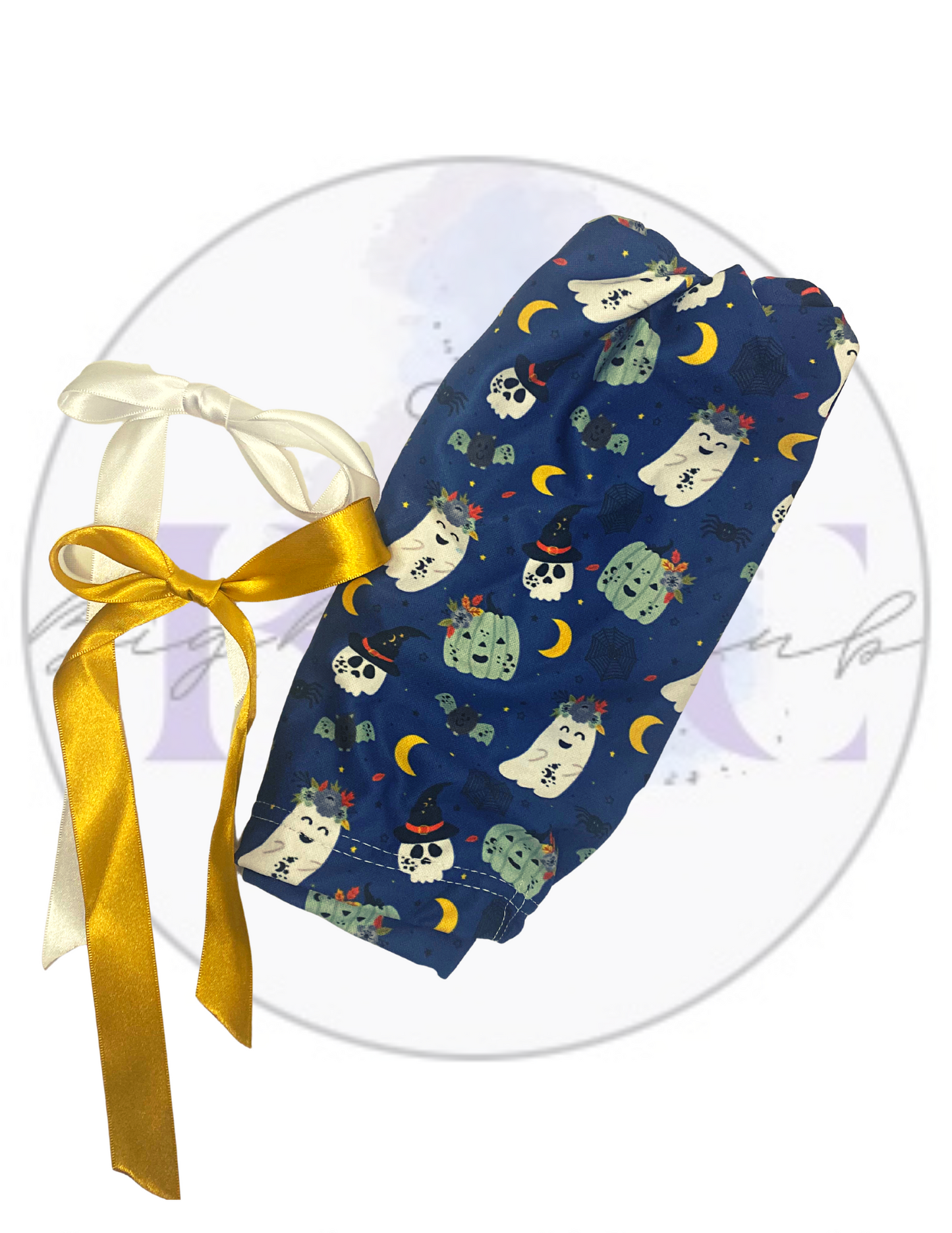 Big Bun Scrub Cap “Little Boo Thang"